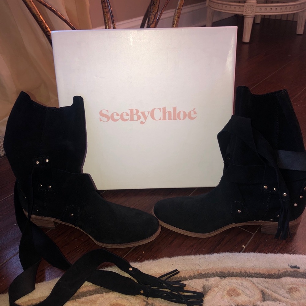 See By Chloe Dakar Suede Boots